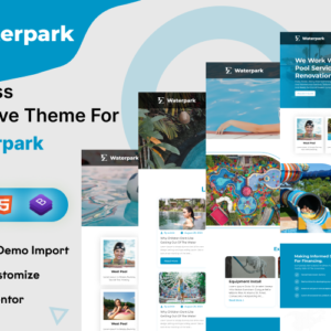 EZ Water Park– Ultimate Template for Water Parks and Family Fun Centers