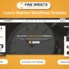 Fine Wrists - Luxury Watches Selling Store WordPress Elementor Template