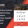 Fitness and Exercise Equipment Store WordPress Theme