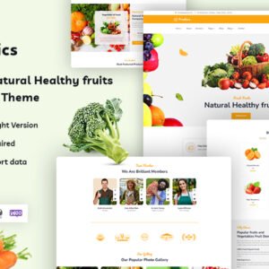 Frutics - Natural Healthy fruits WordPress Theme