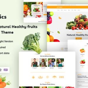 Frutics - Natural Healthy fruits WordPress Theme