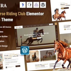 Ghura - Horse Riding Club Elementor WordPress Theme
