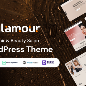 Glamour - Hair and Beauty Salon WordPress Theme