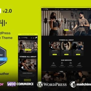Gymcor - Gym and Fitness Elementor WordPress Theme