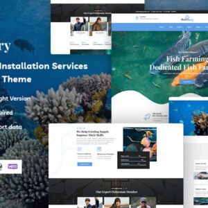 Hatchery - Aquarium Installation Services WordPress Theme