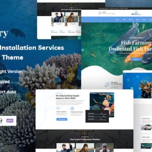 Hatchery - Aquarium Installation Services WordPress Theme