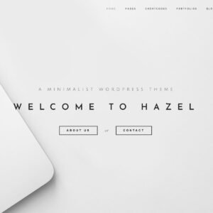 Hazel - Clean Minimalist Multi-Purpose WordPress Theme