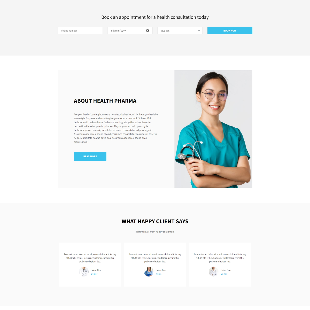 Health Pharma – Elementor Medicine Shop & Clinic WordPress Theme