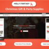 Holly Fantasy - Christmas Gifts & New Year Party Supplies WordPress Elementor Template