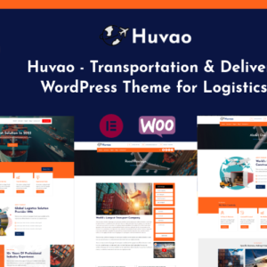 Huvao - Transportation & Delivery WordPress Theme for Logistics