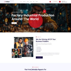 Indepx - Industry & Factory Wordpress Theme