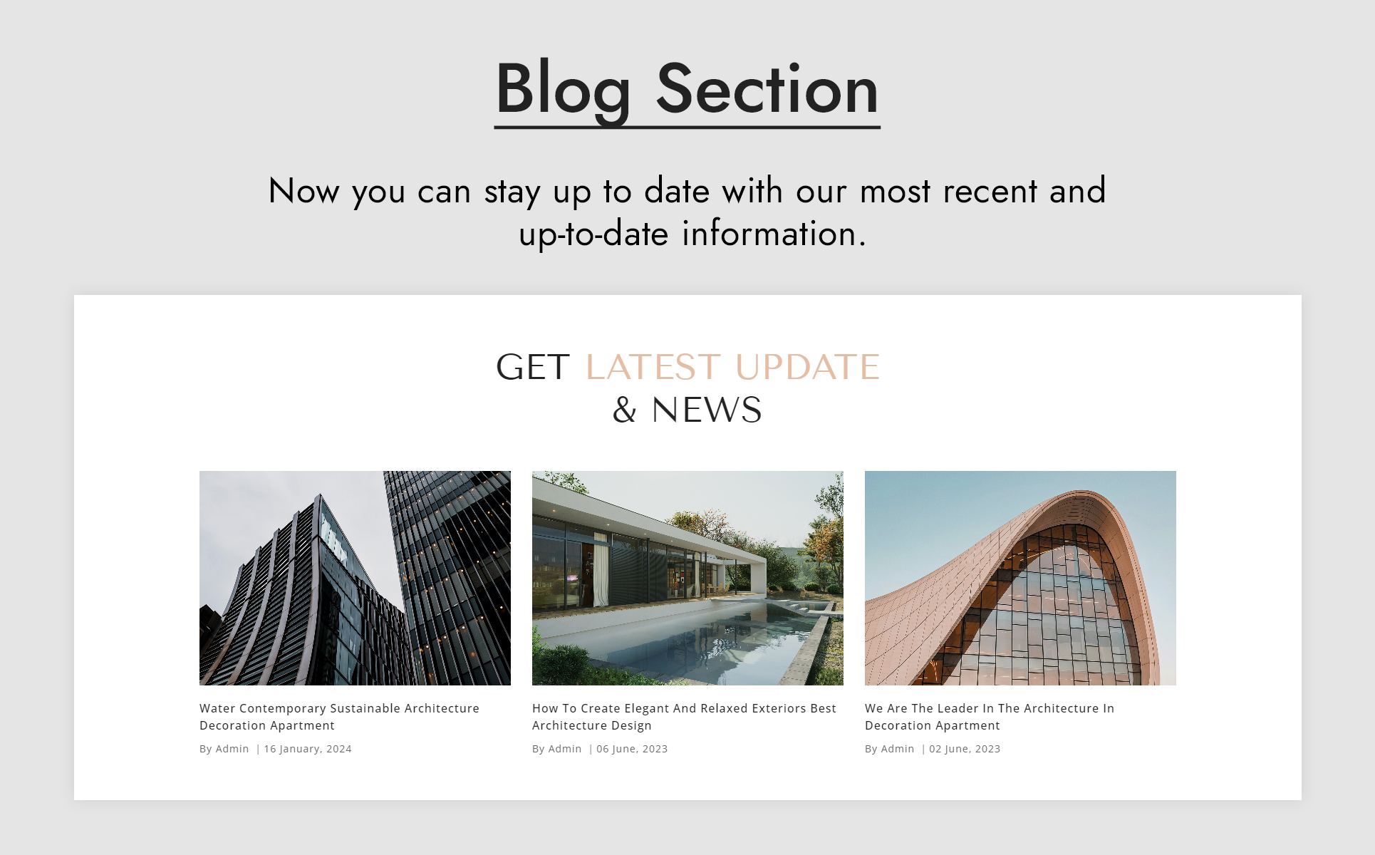 Interiuin - Architecture and Interior Design WordPress Theme