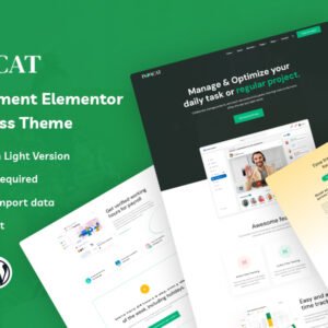 Invacat - Management Elementor WordPress Theme