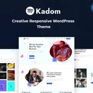 Kadom - Creative Responsive WordPress Theme