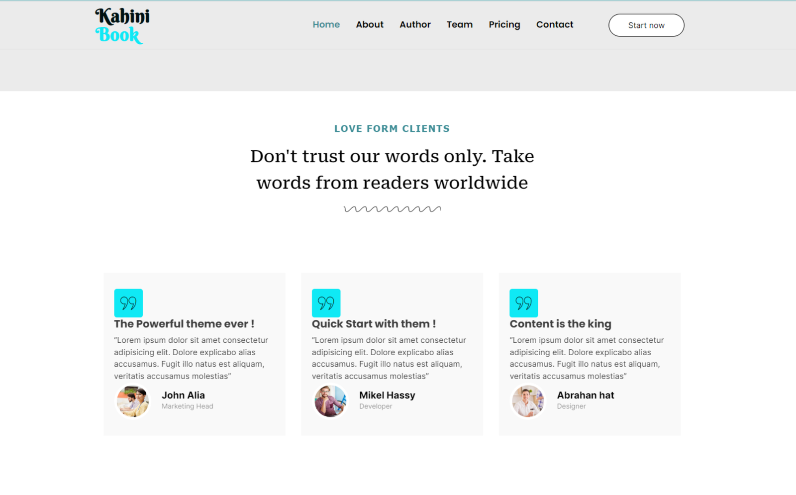 Kahini eBook Online Book Publisher Portfolio WordPress Theme