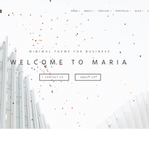 Maria – Minimal Portfolio & Multi-Purpose WordPress Theme