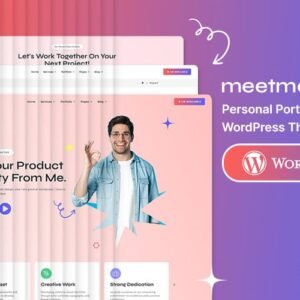 MeetMe - Personal Portfolio Wordpress Theme