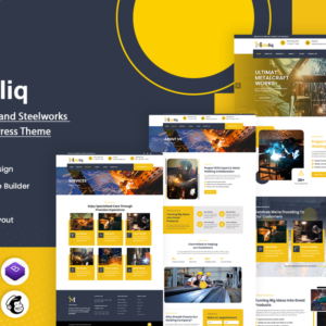 Metaliq - Metal and Steelworks Company WordPress Theme