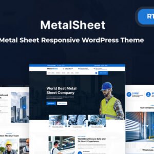 Metalsheet - Metal Sheet Responsive WordPress Theme