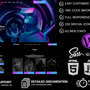 Metan - Metaverse WordPress Theme
