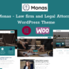 Monas - Law firm and Legal Attorney WordPress Theme
