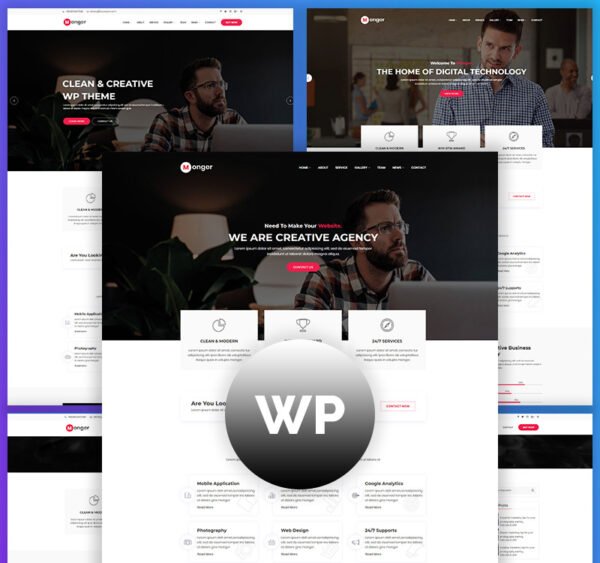 Monger - Creative Agency Responsive WordPress Theme