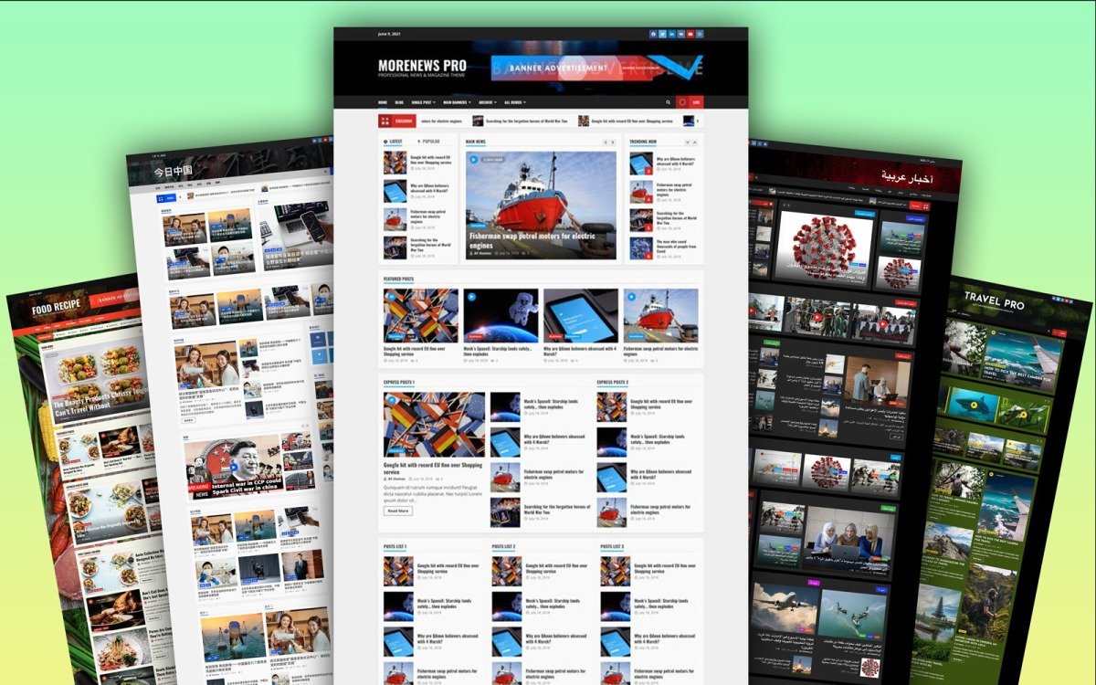 MoreNews Pro – Professional WordPress Theme for News