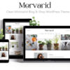 Morvarid - Clean Minimalist Blog & Shop WordPress Theme