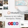 Mozium - Museum and Art Gallery Elementor WordPress Responsive Theme