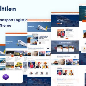 Multilen Transport & Logistic WordPress Theme.