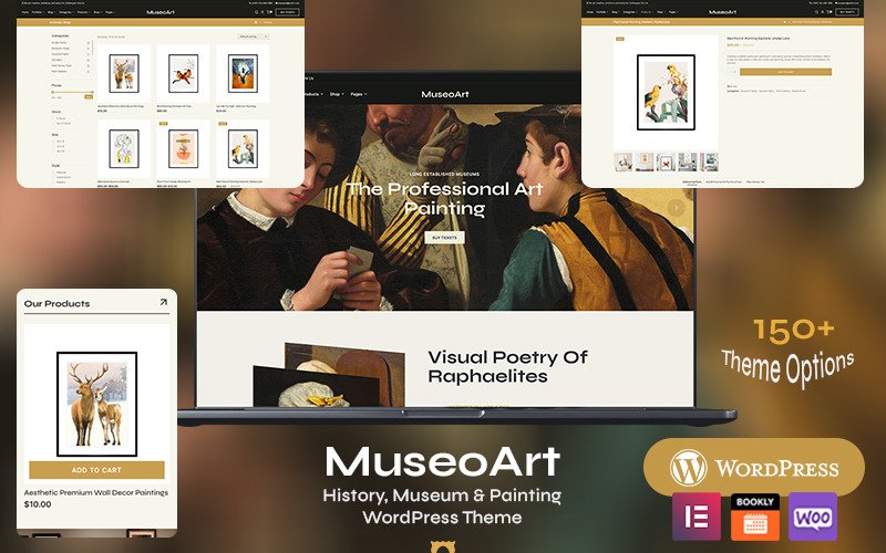 MuseoArt - WordPress Theme for Painting