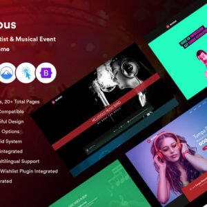 Music Band Artist & Musical Event WordPress Theme