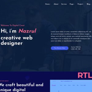 Nazrul - Personal Responsive WordPress Theme
