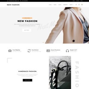 New Fashion – The Elementor Fashion Shop WordPress theme