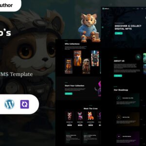 Nifto's - NFT Artistry And Digital Creations WordPress Elementor Theme