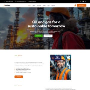Olisen - Oil and Gas Industrial WordPress Theme