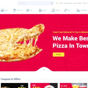 Online Food Ordering WordPress Theme With AI Content Generator