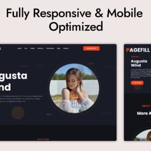 Pagefill - One Page Portfolio WordPress Theme