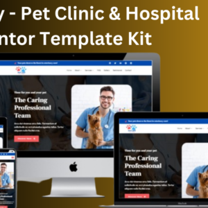 PetJoy - Pet Clinic & Hospital Elementor WordPress Theme