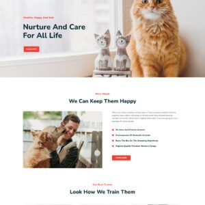 Petrazzi - Pets Care Service Elementor WordPress Responsive Theme