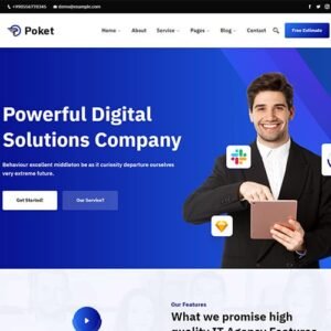 Poket - Startup Agency WordPress Theme