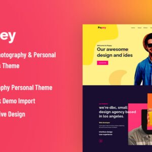 Popey - Personal & CV Responsive WordPress Theme