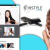 Powar-Hstyle Beauty Salon Landing Page WordPress Theme