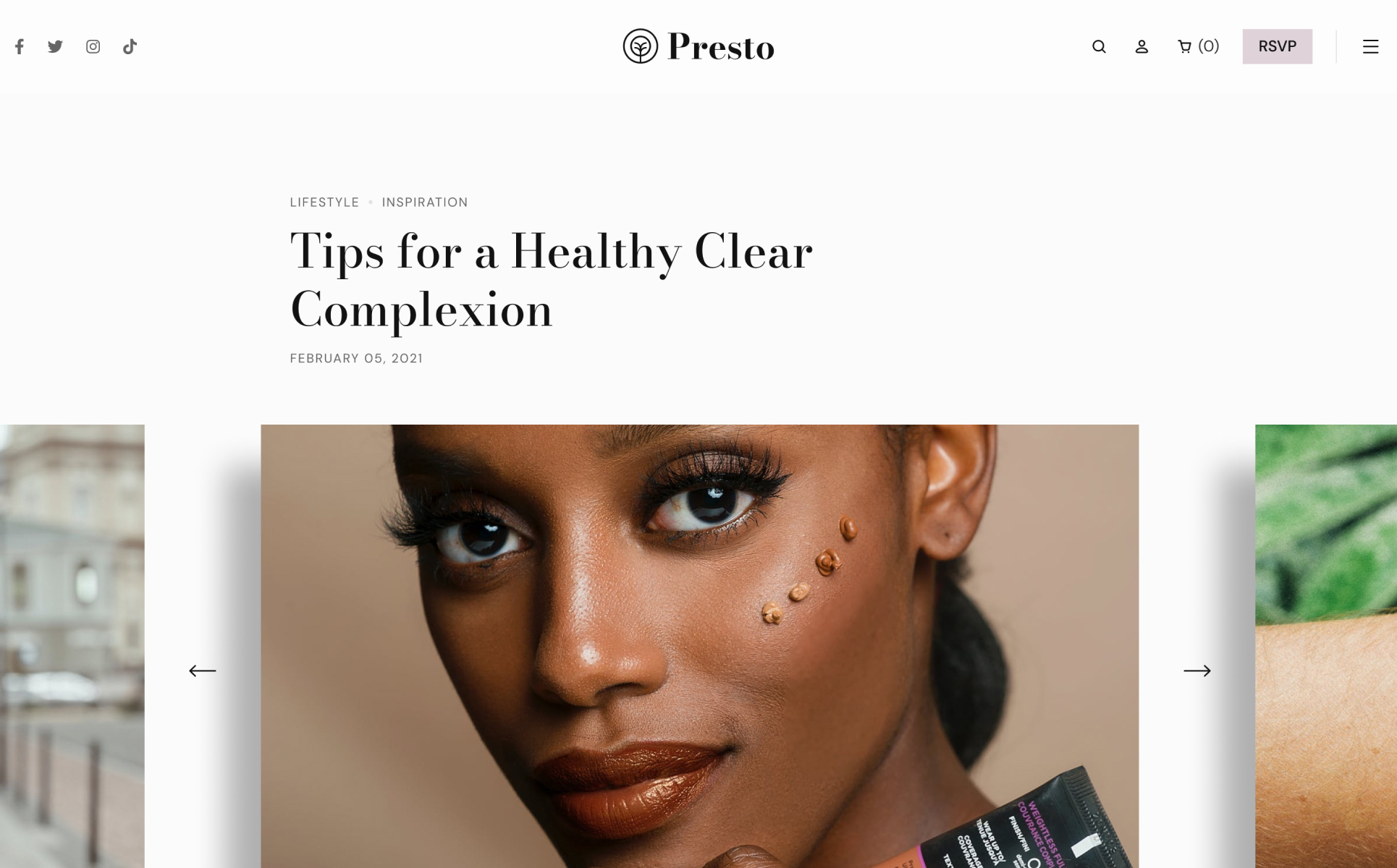 Presto Theme A Fully Responsive Feminine WordPress Themes and Templates