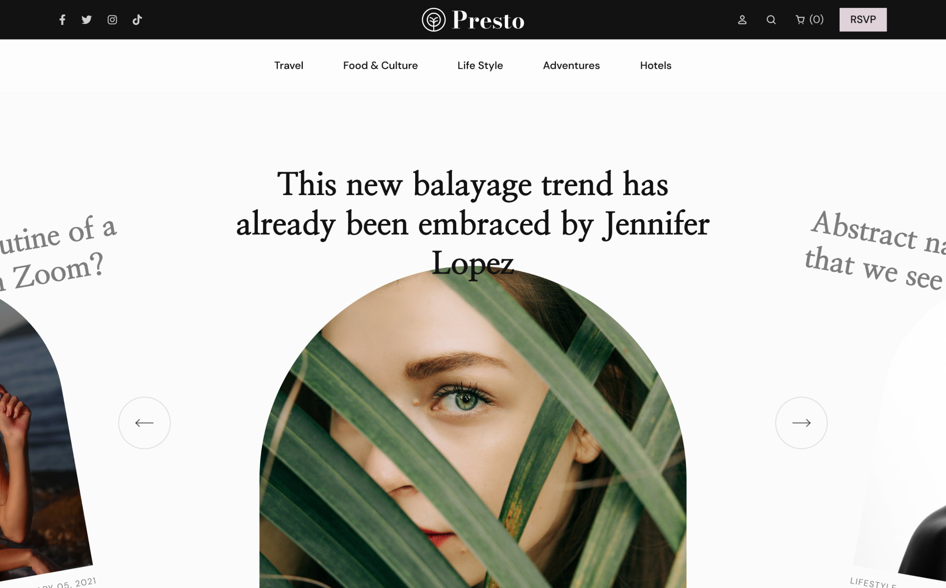 Presto Theme A Fully Responsive Feminine WordPress Themes and Templates
