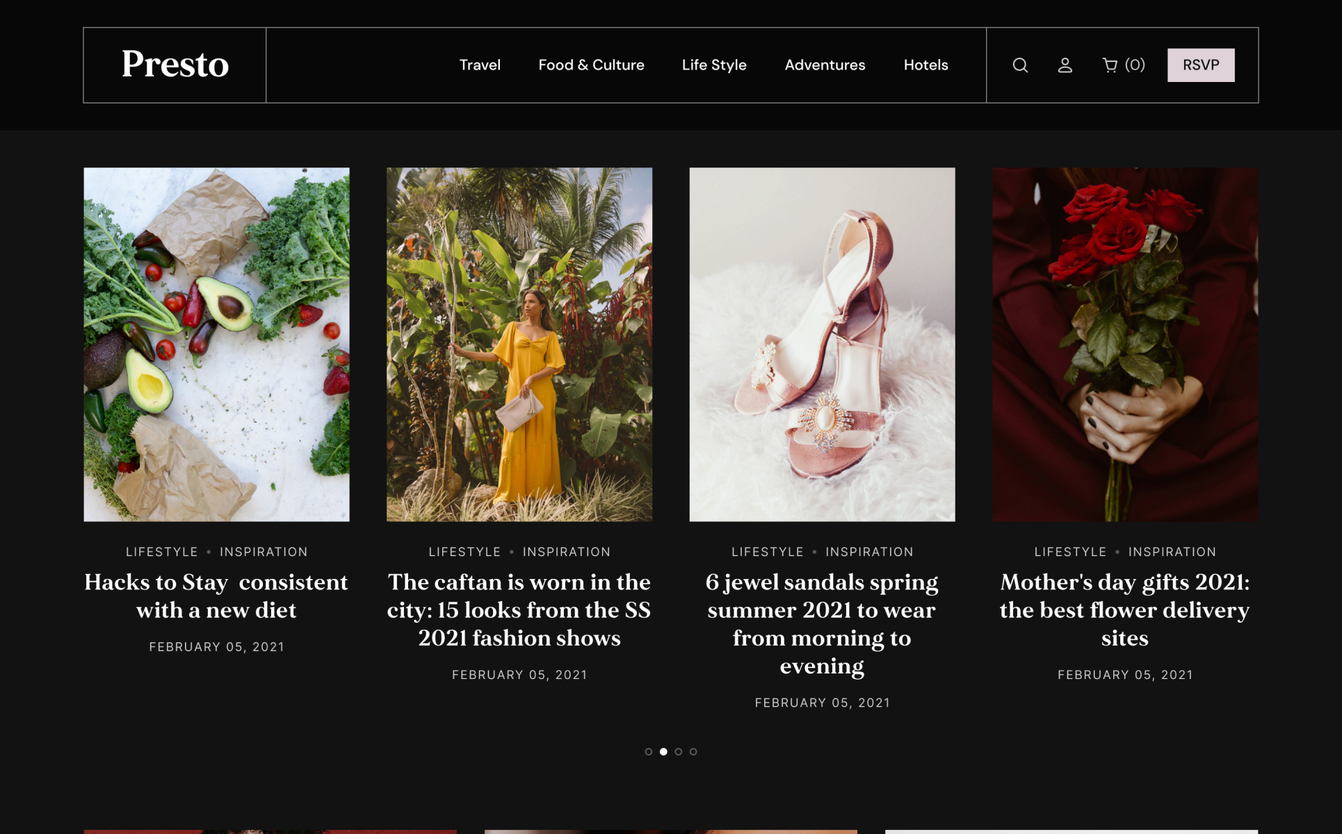 Presto Theme A Fully Responsive Feminine WordPress Themes and Templates