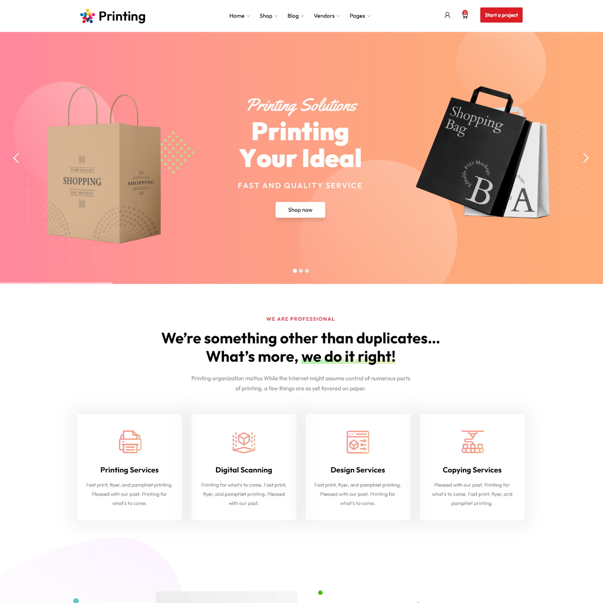 Printing – Elementor Print Shop WordPress Theme