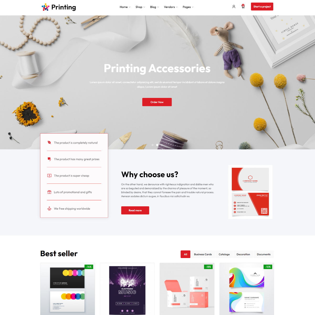 Printing – Elementor Print Shop WordPress Theme