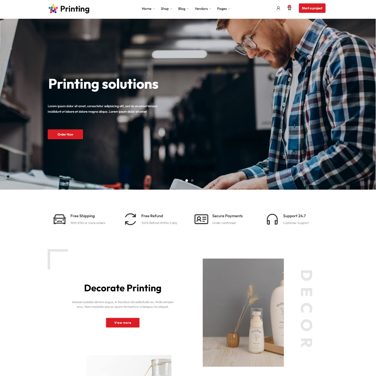 Printing – Elementor Print Shop WordPress Theme