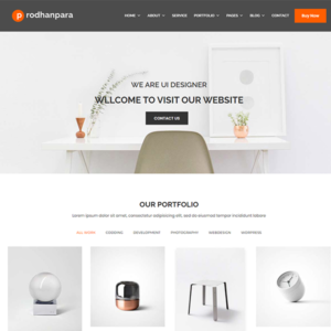 Prodhanpara - Personal portfolio WordPress Theme